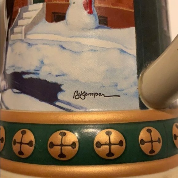 Vintage Anheuser-Busch Budweiser Holiday Stein - Picture 8 of 8